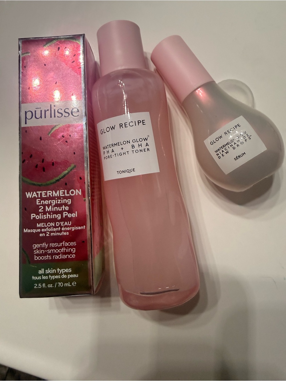 Glow Recipe Pink Watermelon Glow PHA + BHA Toner & Serum Set